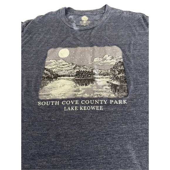 VTG LAKE KEOWEE T-SHIRT size XL made in USA - Picture 6 of 7